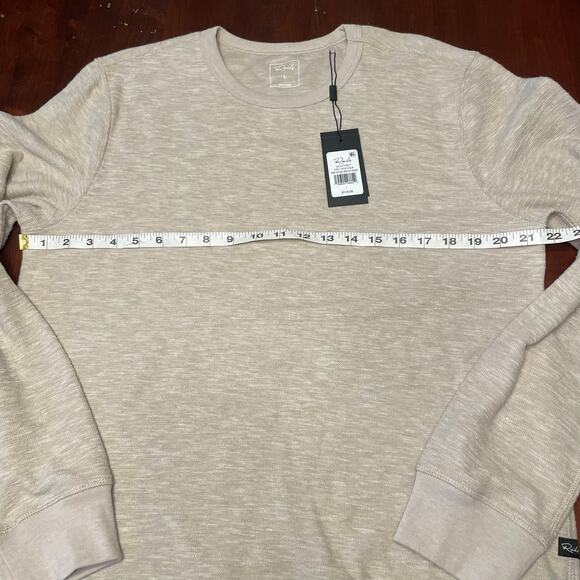 NEW NWT RAILS GOEFFREY OAT HEATHER CREWNECK SWEATER L LARGE - Picture 9 of 10